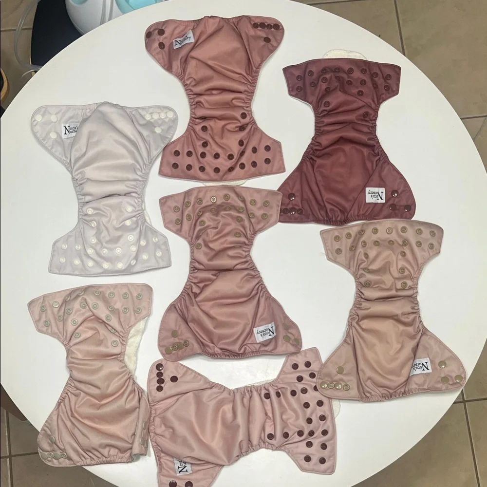 Adjustable Brown Floral Baby Diaper Cover